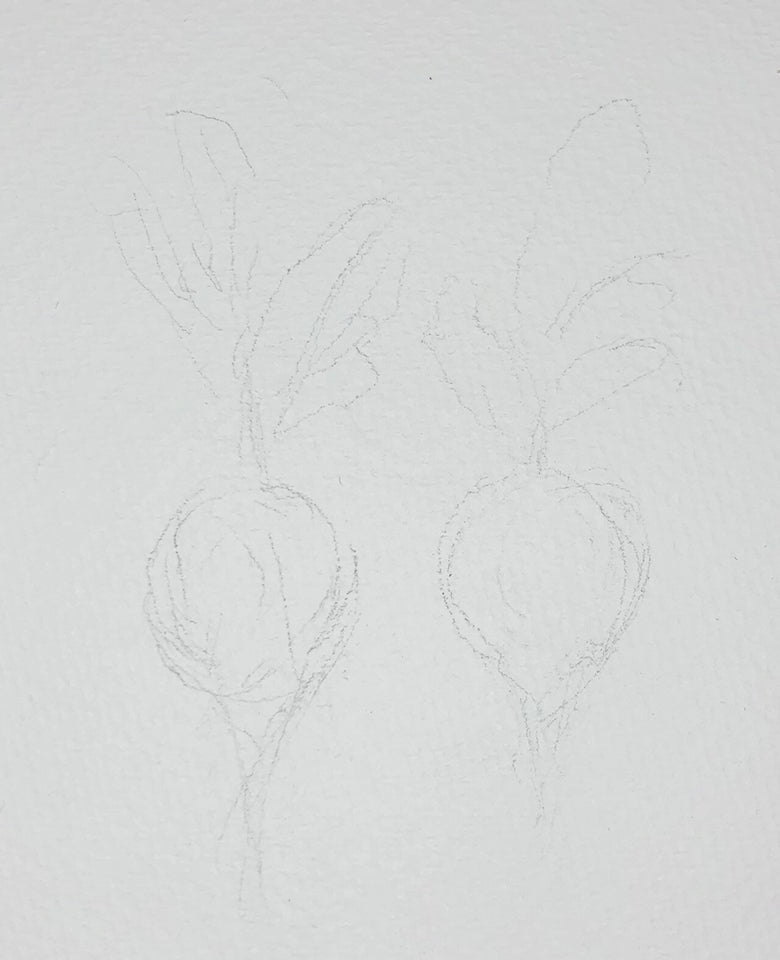 A Timelapse of a Piccola Arte watercolor painting