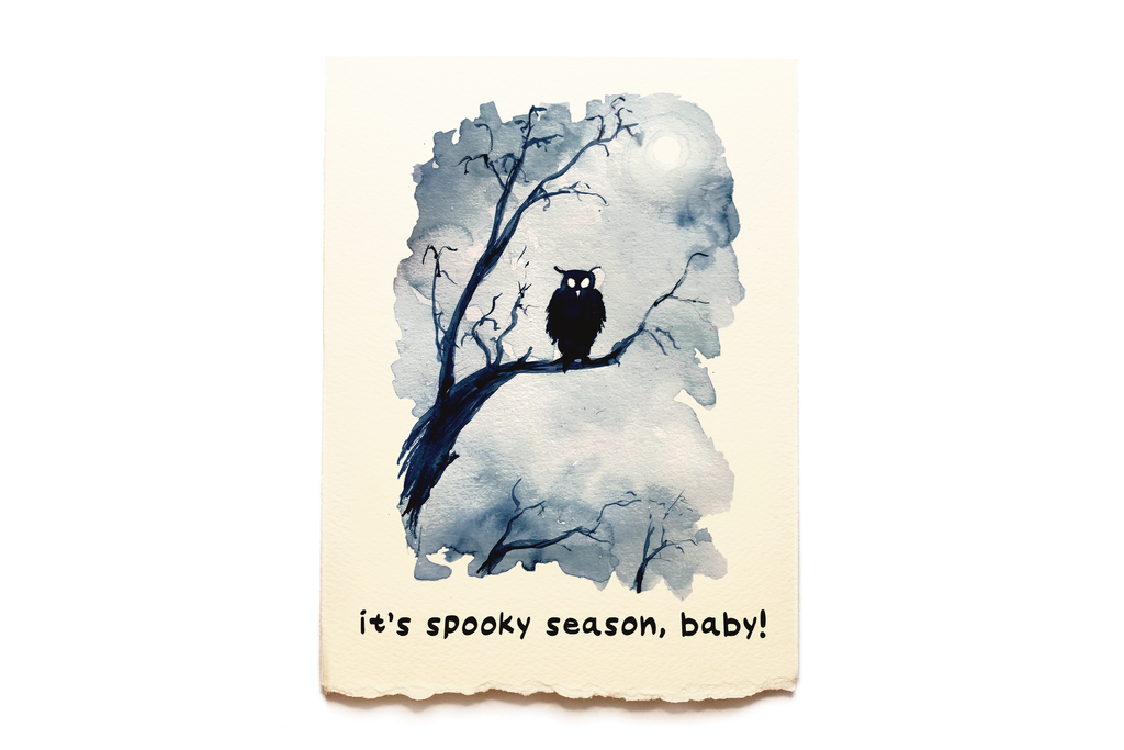 Holidays, Autumn - Halloween - Owl