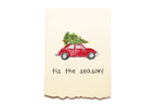 Holidays, Winter - Christmas - Car with Tree