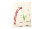 Pack os tags with a cactus and candy cane design, featuring Piccolo Arte branding.