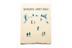 Pack of 8 Cards - Winter - Skating
