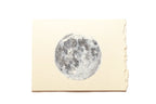 Moon illustration on a beige background