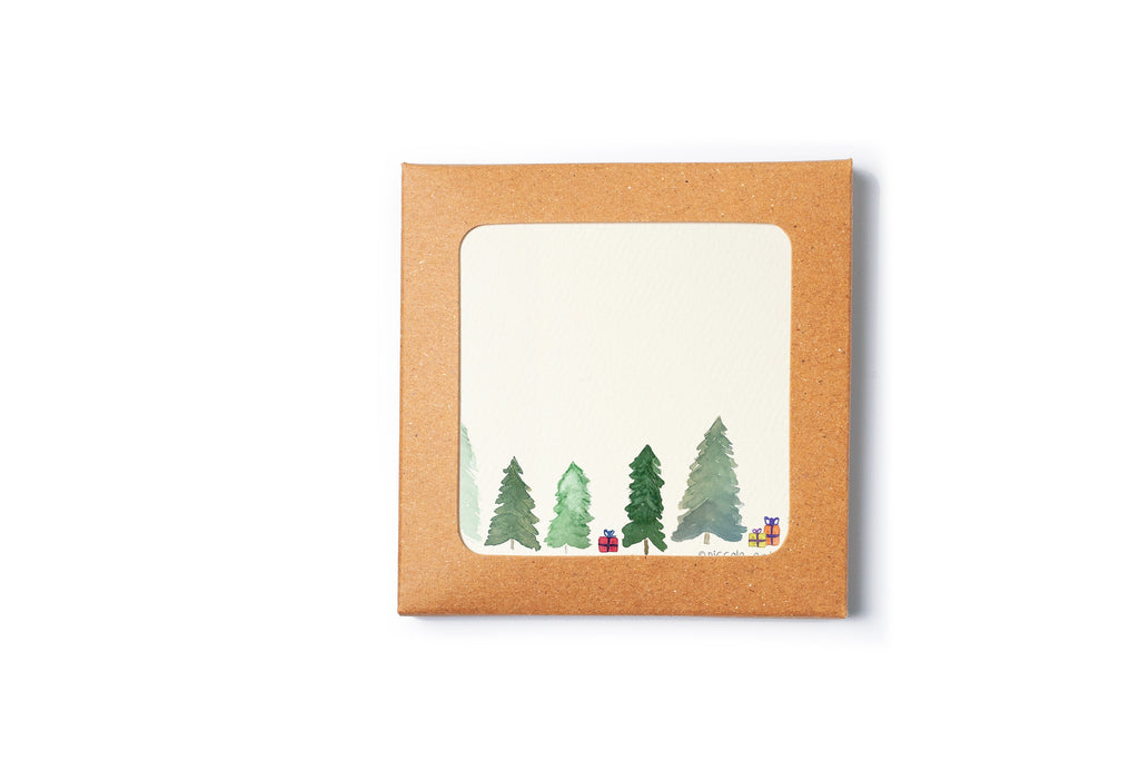 Mini Stationery Set - Christmas Trees