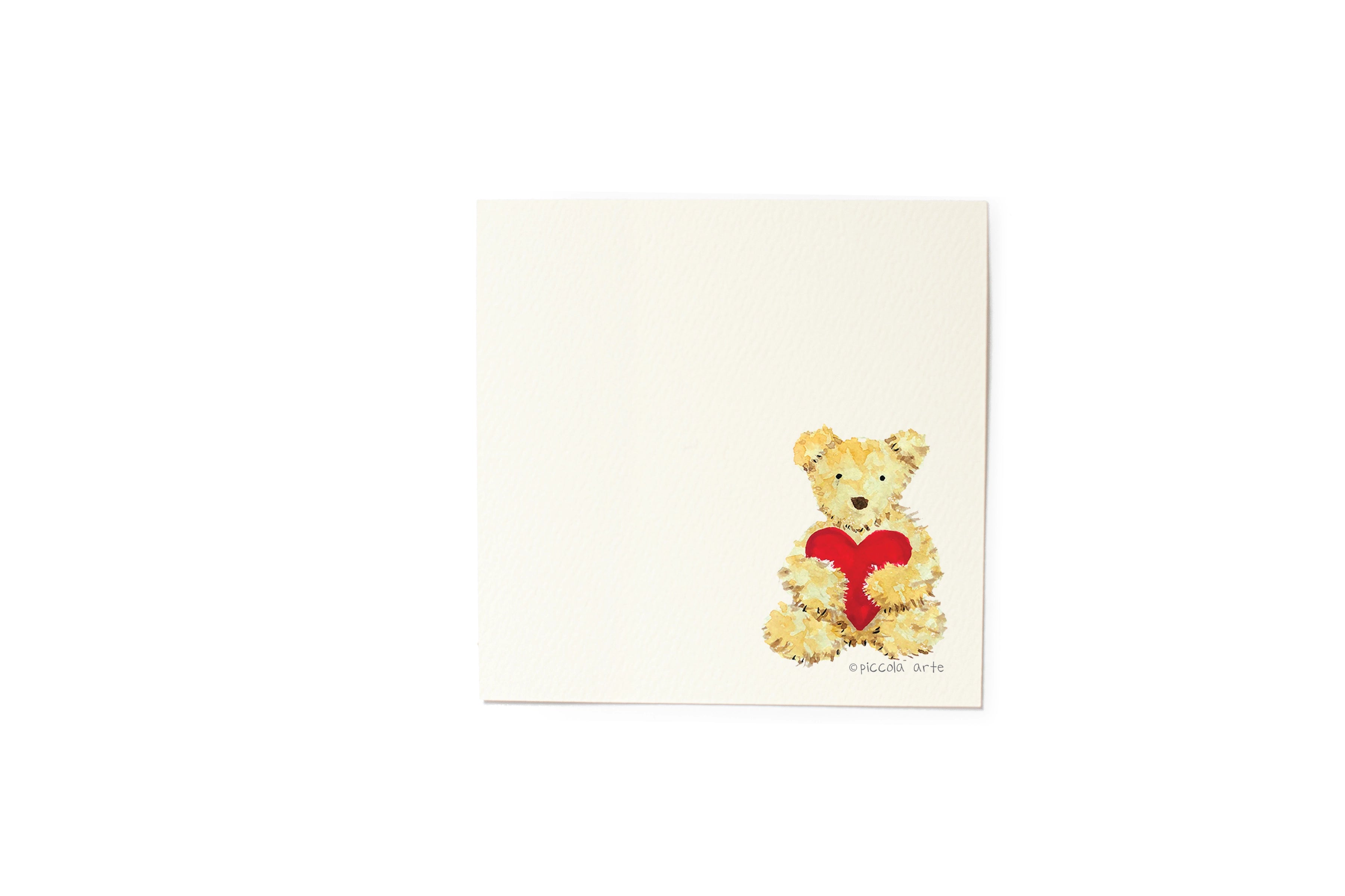 Mini Stationery Set - Valentine's Teddy Bear