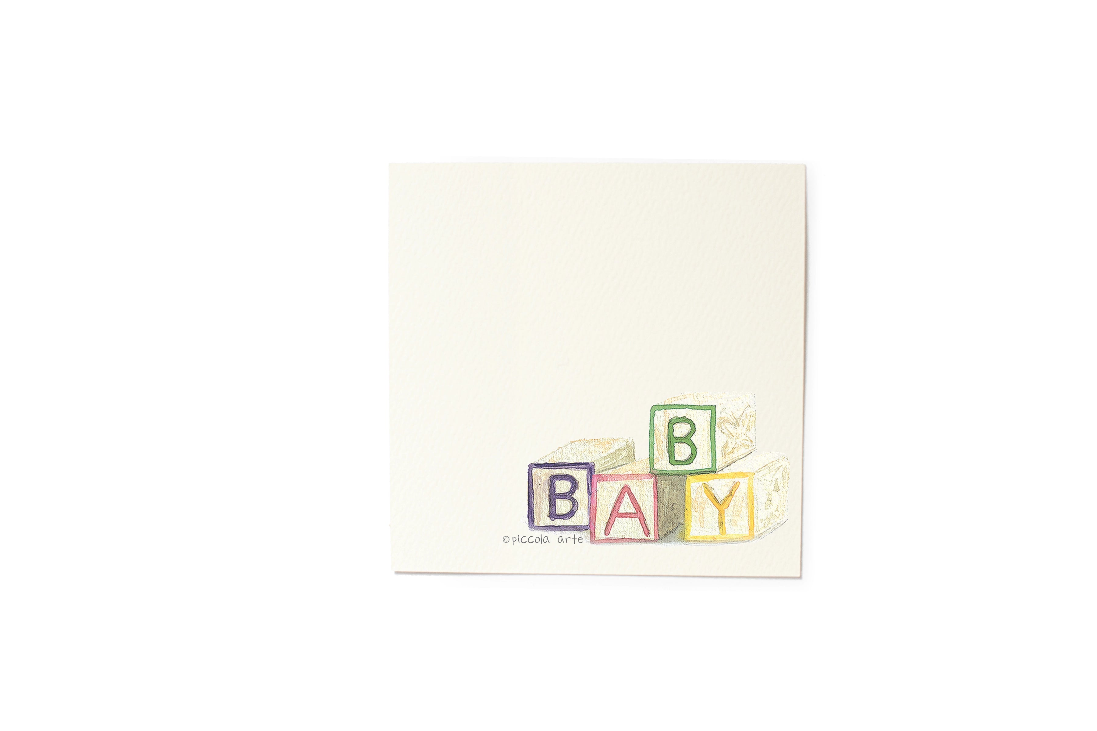 Mini Stationery Set - Baby Blocks