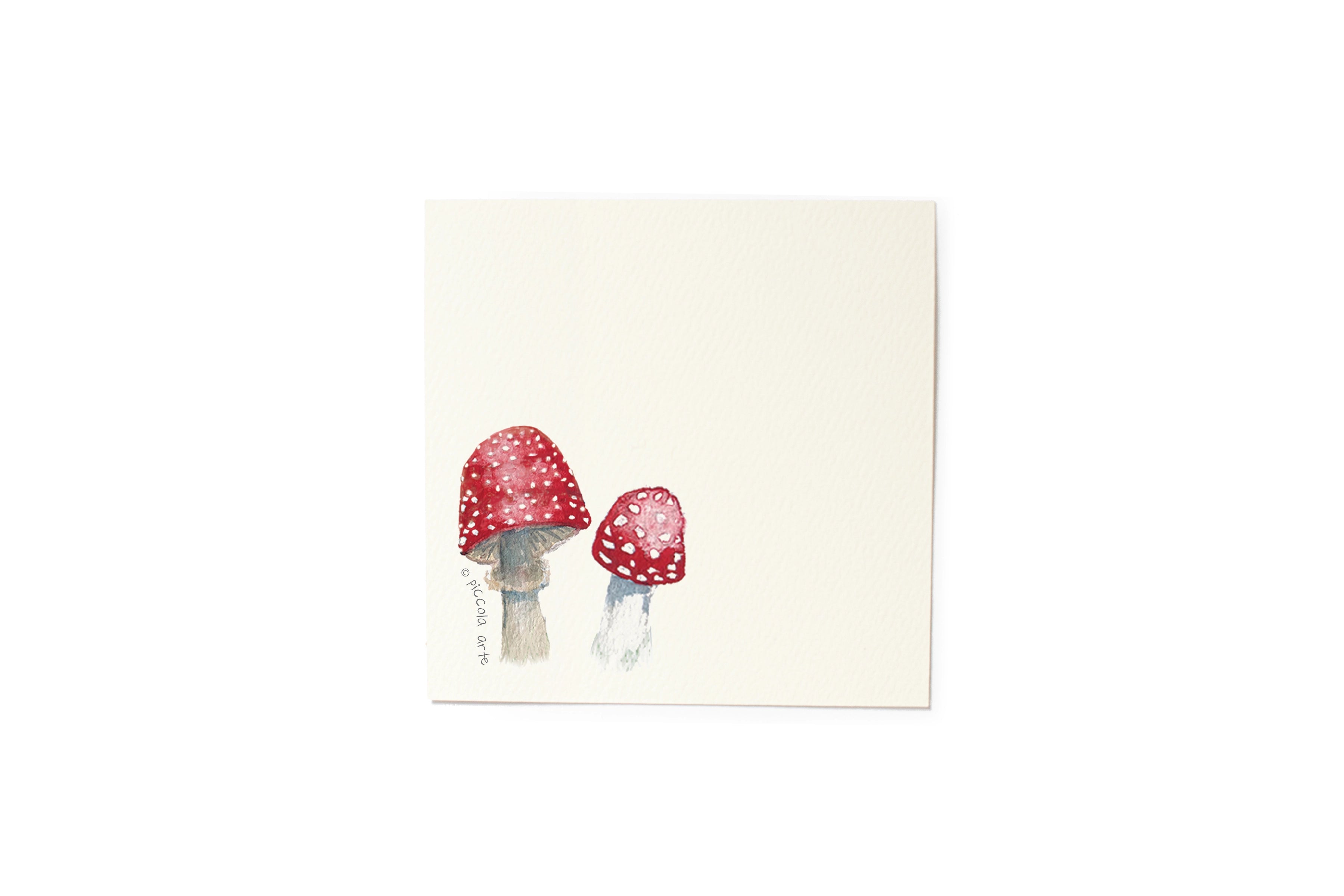 Mini Stationery Set - Mushrooms